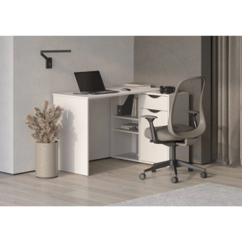 Стол письменный, арт.6-011110, рамух белый (ГК) в Дегтярске - degtyarsk.mebel-e96.ru