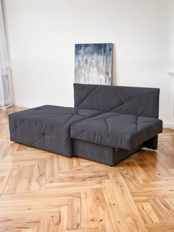 Диван 1010 графит, правый (BRENDOSS) в Дегтярске - degtyarsk.mebel-e96.ru