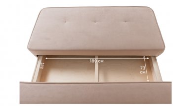 Диван-кровать 1001 бежевый (Brendoss) в Дегтярске - degtyarsk.mebel-e96.ru