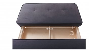 Диван-кровать 1001 графит (Brendoss) в Дегтярске - degtyarsk.mebel-e96.ru