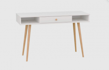 Стол письменный, арт.6-01102, белый (ГК) в Дегтярске - degtyarsk.mebel-e96.ru