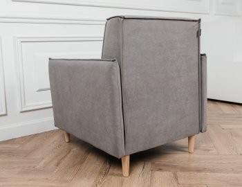 Кресло 831 Серый, велюр (Brendoss) в Дегтярске - degtyarsk.mebel-e96.ru