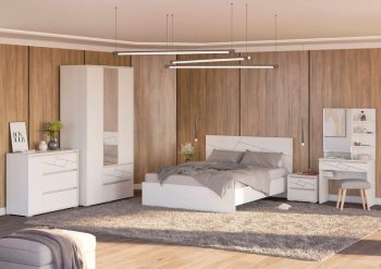 Кровать двуспальная Аделина (ГК) в Дегтярске - degtyarsk.mebel-e96.ru