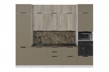 Кухонный гарнитур Альба экстра 3000 мм (Герда) в Дегтярске - degtyarsk.mebel-e96.ru