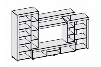 Гостиная Аллегро вар. 1 (Диал) в Дегтярске - degtyarsk.mebel-e96.ru