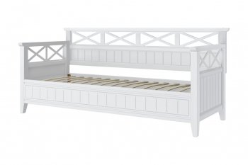 Кровать из массива Амелия белый античный (БМ) в Дегтярске - degtyarsk.mebel-e96.ru