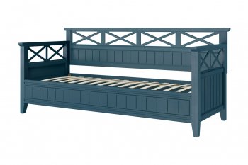 Кровать из массива Амелия сапфир без ящиков (БМ) в Дегтярске - degtyarsk.mebel-e96.ru