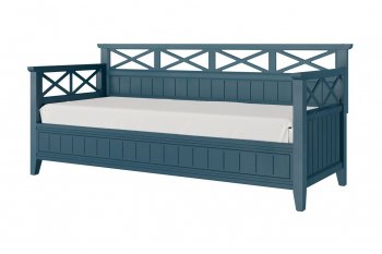 Кровать из массива Амелия сапфир без ящиков (БМ) в Дегтярске - degtyarsk.mebel-e96.ru