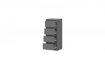 Комод Айден КМ06-400 серый графит (ИЦ) в Дегтярске - degtyarsk.mebel-e96.ru
