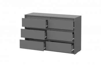 Комод Айден КМ06-1200 серый графит (ИЦ) в Дегтярске - degtyarsk.mebel-e96.ru
