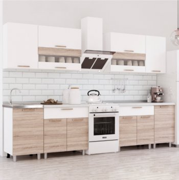 Кухонный гарнитур Айсбери 2400 мм (БТС) в Дегтярске - degtyarsk.mebel-e96.ru