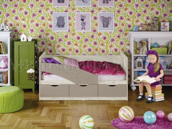 Кровать Бабочки Шарли мокко (Миф) в Дегтярске - degtyarsk.mebel-e96.ru