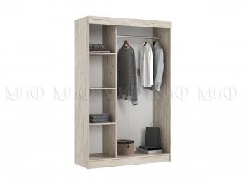 Шкаф-купе Бася 1300 мм крафт/кашемир (Миф) в Дегтярске - degtyarsk.mebel-e96.ru