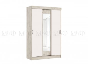 Шкаф-купе Бася 1300 мм крафт/кашемир (Миф) в Дегтярске - degtyarsk.mebel-e96.ru