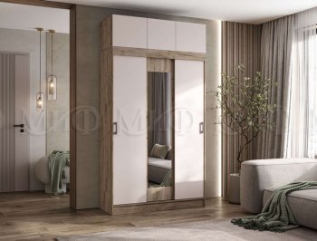 Спальный гарнитур Бася крафт/кашемир (Миф) в Дегтярске - degtyarsk.mebel-e96.ru