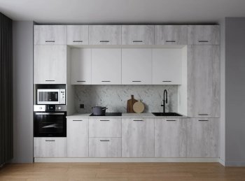 Кухонный гарнитур Бланка 3400 мм (Санвут) в Дегтярске - degtyarsk.mebel-e96.ru