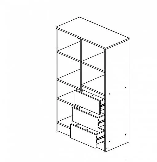 Шкаф комбинированный Челси Color (Миф) в Дегтярске - degtyarsk.mebel-e96.ru