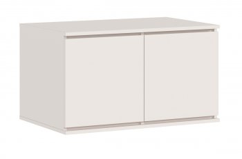 Шкаф 800 мм Челси двустворчатый с антресолью, сонома/белый (Миф) в Дегтярске - degtyarsk.mebel-e96.ru