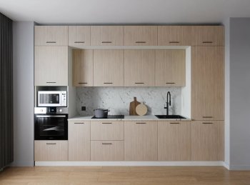 Кухонный гарнитур Шимо 3400 мм МДФ (Санвут) в Дегтярске - degtyarsk.mebel-e96.ru