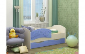 Детская кровать Дельфин-3 МДФ голубой, 80х160 в Дегтярске - degtyarsk.mebel-e96.ru