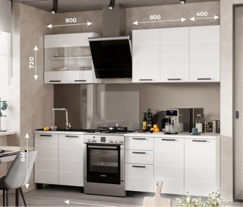 Кухонный гарнитур Дина 2 м (БТС) в Дегтярске - degtyarsk.mebel-e96.ru