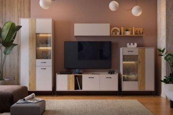 Стенка Доминика модульная  (Мебельсон) в Дегтярске - degtyarsk.mebel-e96.ru