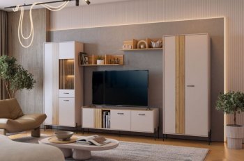 Стенка Доминика модульная  (Мебельсон) в Дегтярске - degtyarsk.mebel-e96.ru