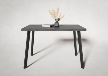 Стол нераздв. Дублин 32 КРАФТ В2, ЛДСП Цемент темный (Вудман) в Дегтярске - degtyarsk.mebel-e96.ru