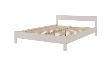 Кровать из массива Эби Льняной (БМ) в Дегтярске - degtyarsk.mebel-e96.ru