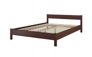 Кровать из массива Эби Орех (БМ) в Дегтярске - degtyarsk.mebel-e96.ru