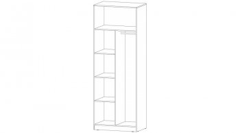 Шкаф 800 мм Элегант Белый (Лин) в Дегтярске - degtyarsk.mebel-e96.ru