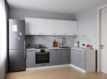 Угловой кухонный гарнитур Элеганция 2600*1600 мм Sanvut в Дегтярске - degtyarsk.mebel-e96.ru