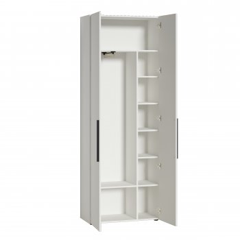 Шкаф для одежды 800 мм Эйр 13.340 белый (Моби) в Дегтярске - degtyarsk.mebel-e96.ru