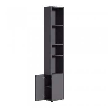 Шкаф торцевой Эйр 16.323 графит (Моби) в Дегтярске - degtyarsk.mebel-e96.ru
