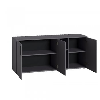 Тумба под ТВ Эйр 16.55 графит (Моби) в Дегтярске - degtyarsk.mebel-e96.ru