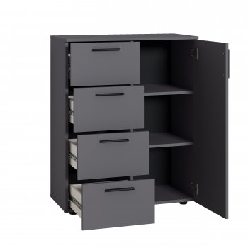 Комод Эйр 16.241 графит (Моби) в Дегтярске - degtyarsk.mebel-e96.ru