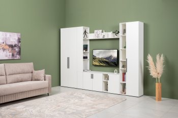 Шкаф для одежды 800 мм Эйр 13.340 белый (Моби) в Дегтярске - degtyarsk.mebel-e96.ru