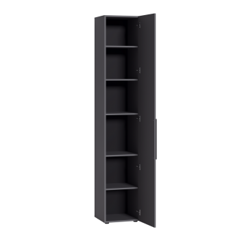 Шкаф модульный Эйр, графит (Моби) в Дегтярске - degtyarsk.mebel-e96.ru