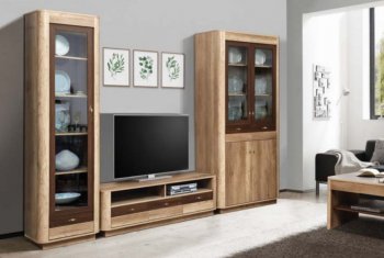 Стенка Фантазия модульная (Олмеко) в Дегтярске - degtyarsk.mebel-e96.ru