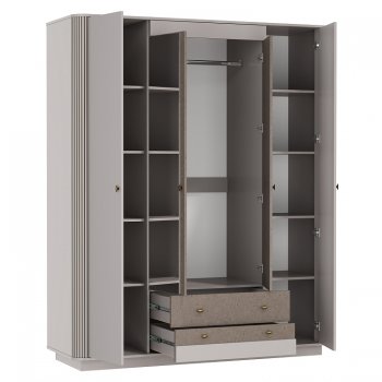 Шкаф 1700 мм Фантазия 34.01 кашемир (Олмеко) в Дегтярске - degtyarsk.mebel-e96.ru