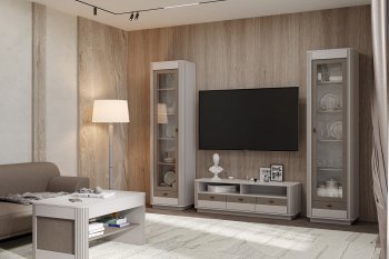 Стенка Фантазия модульная, кашемир (Олмеко) в Дегтярске - degtyarsk.mebel-e96.ru
