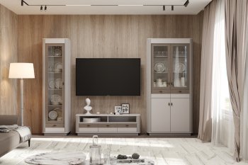 Стенка Фантазия модульная, кашемир (Олмеко) в Дегтярске - degtyarsk.mebel-e96.ru