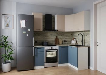 Кухонный гарнитур угловой Фьюжн 2000*1200 мм (Sanvut) в Дегтярске - degtyarsk.mebel-e96.ru