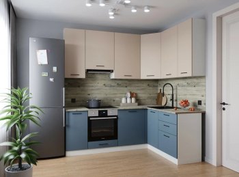 Угловой кухонный гарнитур Фьюжн 2200*1600 мм Sanvut в Дегтярске - degtyarsk.mebel-e96.ru