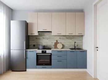 Кухонный гарнитур Фьюжн 2400 мм Sanvut в Дегтярске - degtyarsk.mebel-e96.ru