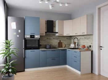 Угловой кухонный гарнитур Фьюжн 2400*1600 мм Sanvut в Дегтярске - degtyarsk.mebel-e96.ru