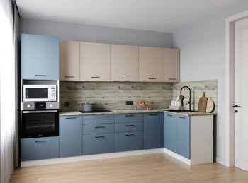 Угловой кухонный гарнитур Фьюжн 3200*1400 мм (Санвут) в Дегтярске - degtyarsk.mebel-e96.ru