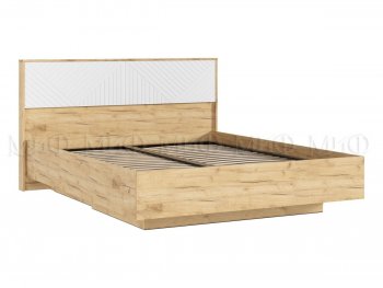 Кровать парящая Флэш крафт/белый (Миф) в Дегтярске - degtyarsk.mebel-e96.ru