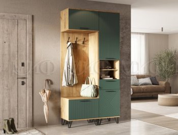 Прихожая Флэш комп.1, крафт/графит (Миф) в Дегтярске - degtyarsk.mebel-e96.ru