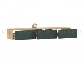 Стенка Флэш комп.2 крафт/грин (Миф) в Дегтярске - degtyarsk.mebel-e96.ru